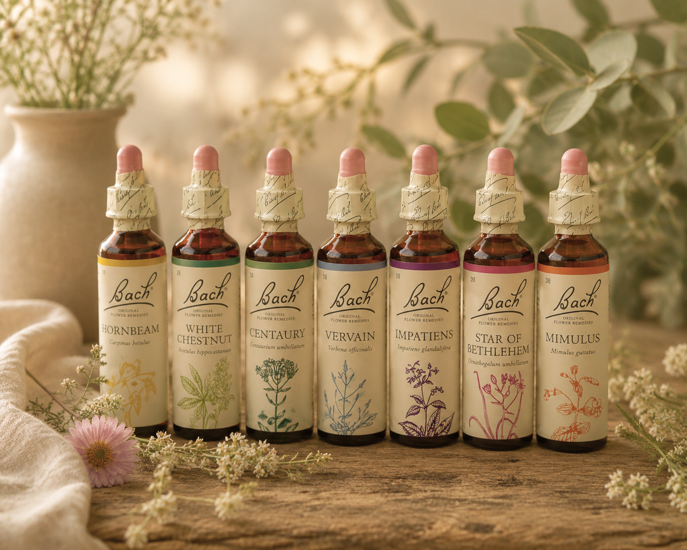 Collectie bachbloesemremedies