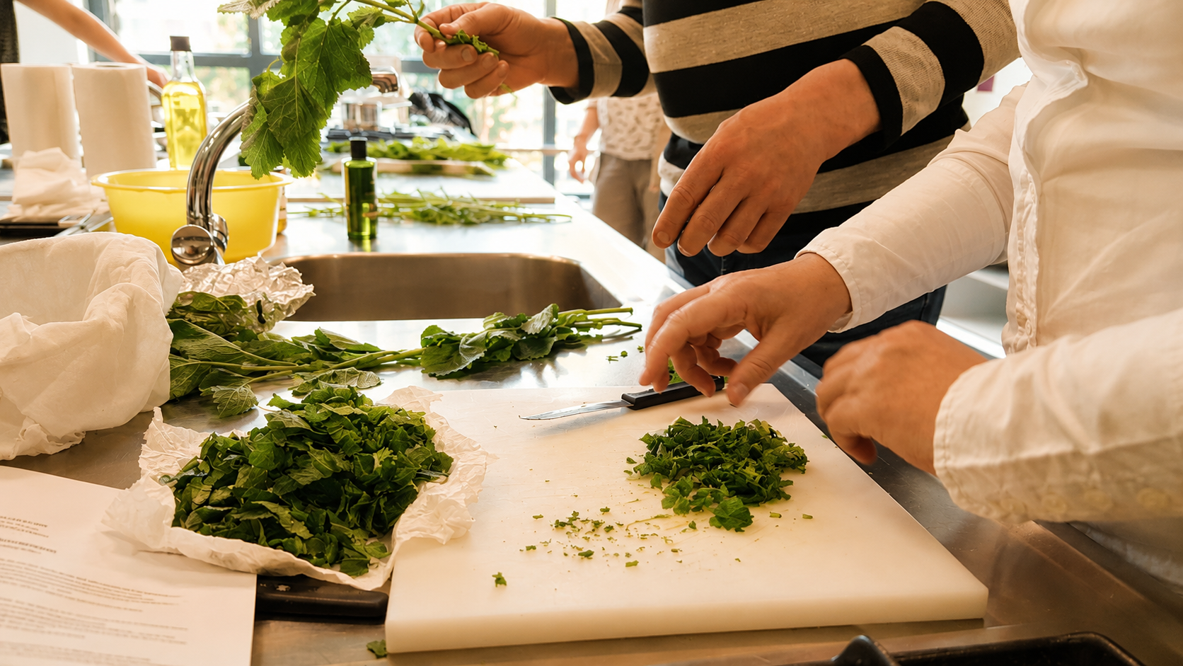 Gezond leren koken als onderdeel van de opleiding