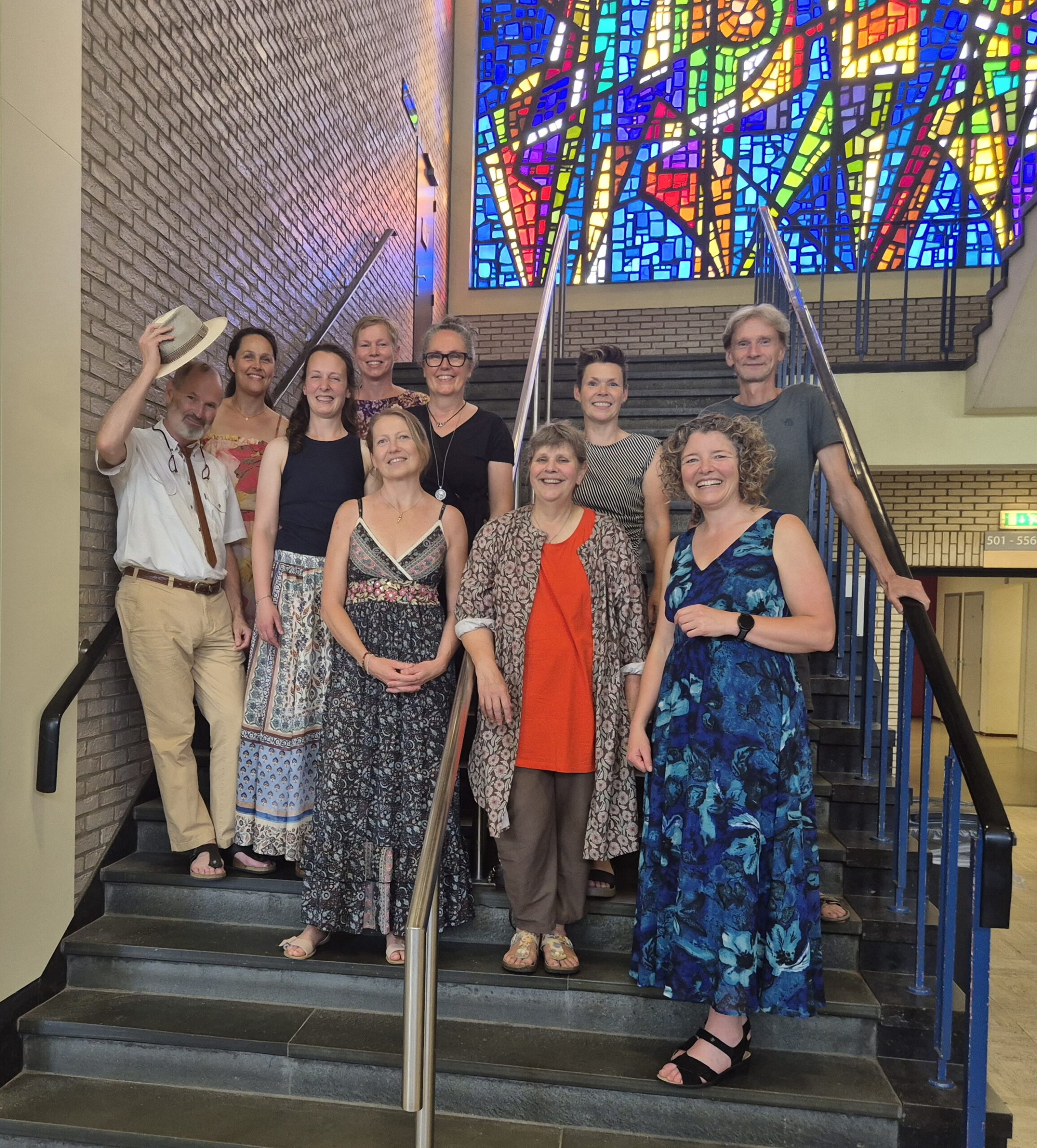 Het voltallige docententeam van de HVNA samen op de foto